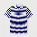 Rivaclo | Men's Striped Polo – Short Sleeves with Classic Collar