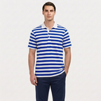 Rivaclo | Men's Striped Polo – Short Sleeves with Classic Collar