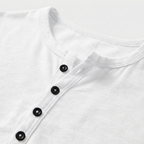Rivaclo | Men's Long Sleeve T-Shirt – Buttoned Collar Slim Fit