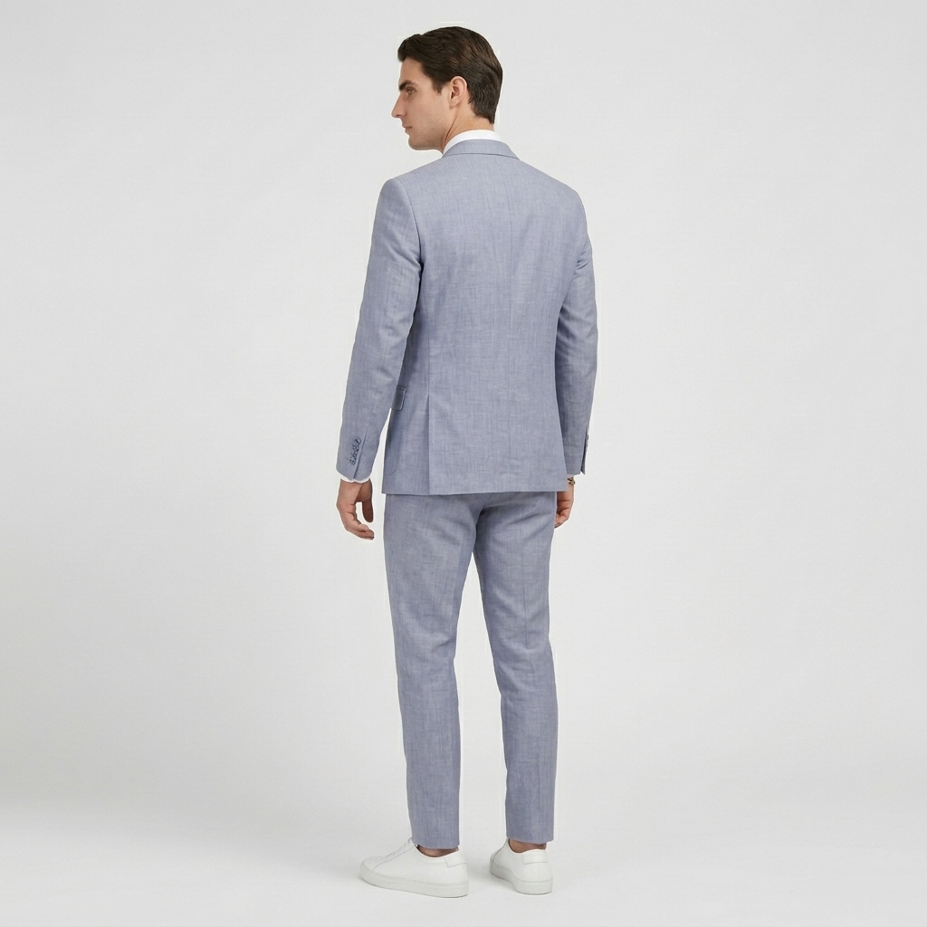Rivaclo | Men's Slim Fit Formal Suit – Long Sleeve Set
