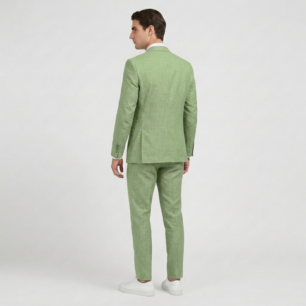 Rivaclo | Men's Slim Fit Formal Suit – Long Sleeve Set