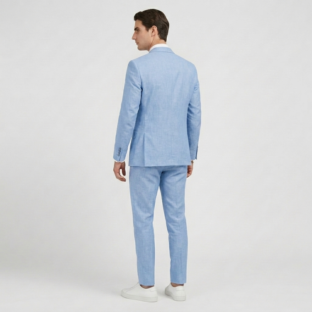 Rivaclo | Men's Slim Fit Formal Suit – Long Sleeve Set