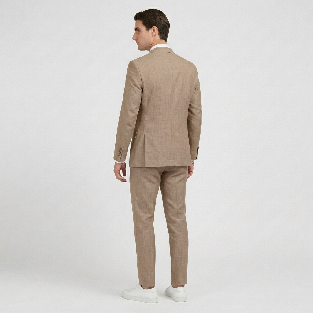 Rivaclo | Men's Slim Fit Formal Suit – Long Sleeve Set