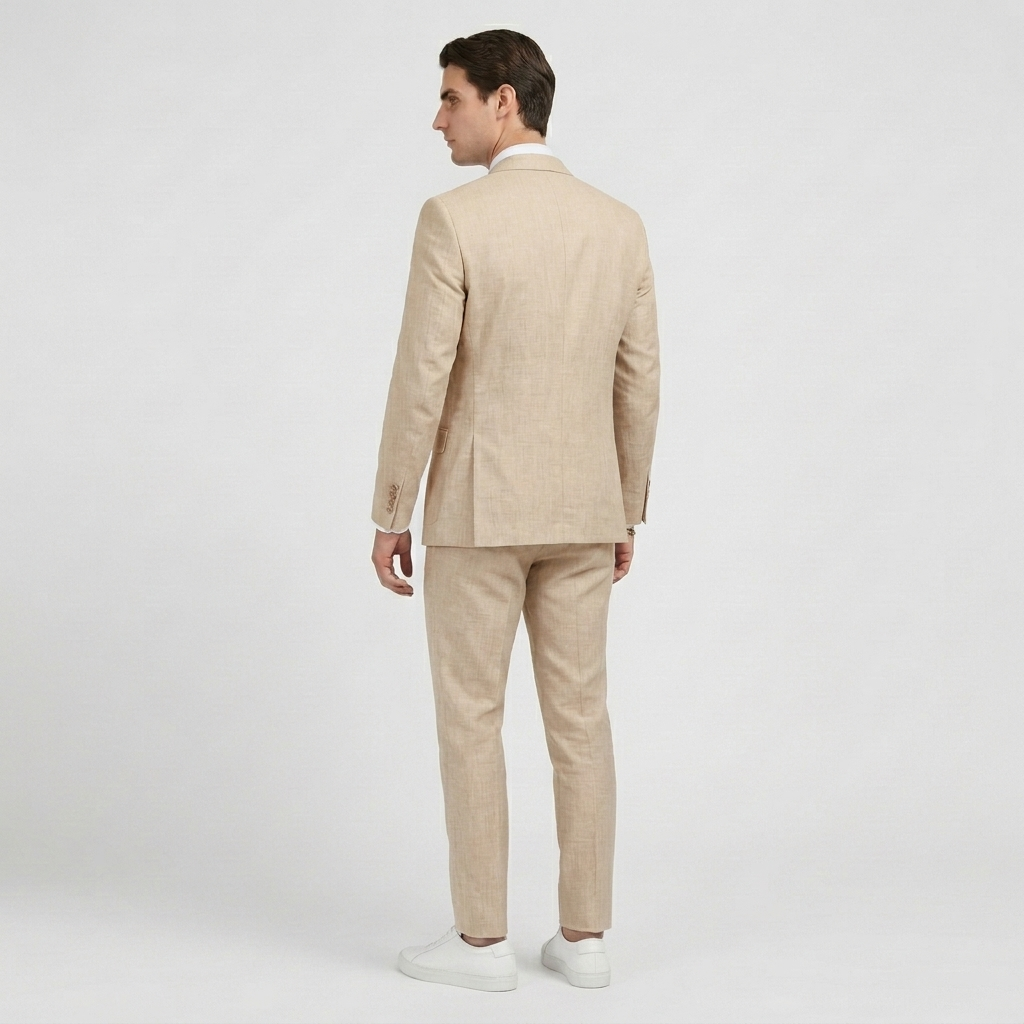 Rivaclo | Men's Slim Fit Formal Suit – Long Sleeve Set