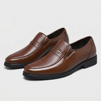 Rivaclo | Men's Slip-On Formal Shoes – Pointed Toe Low Heel