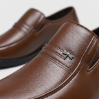 Rivaclo | Men's Slip-On Formal Shoes – Pointed Toe Low Heel