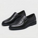 Rivaclo | Men's Slip-On Formal Shoes – Pointed Toe Low Heel