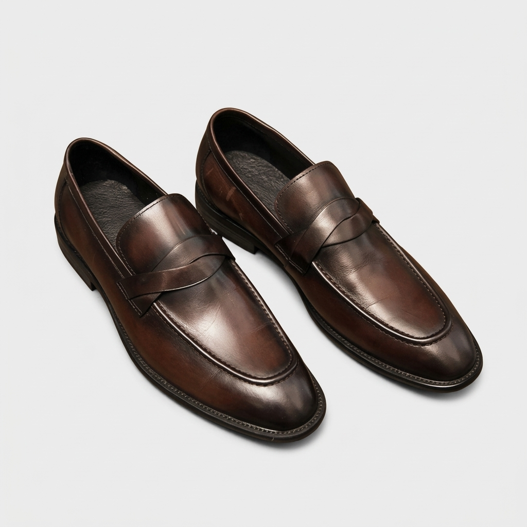 Rivaclo | Men's Slip-On Formal Loafers – Classic Design