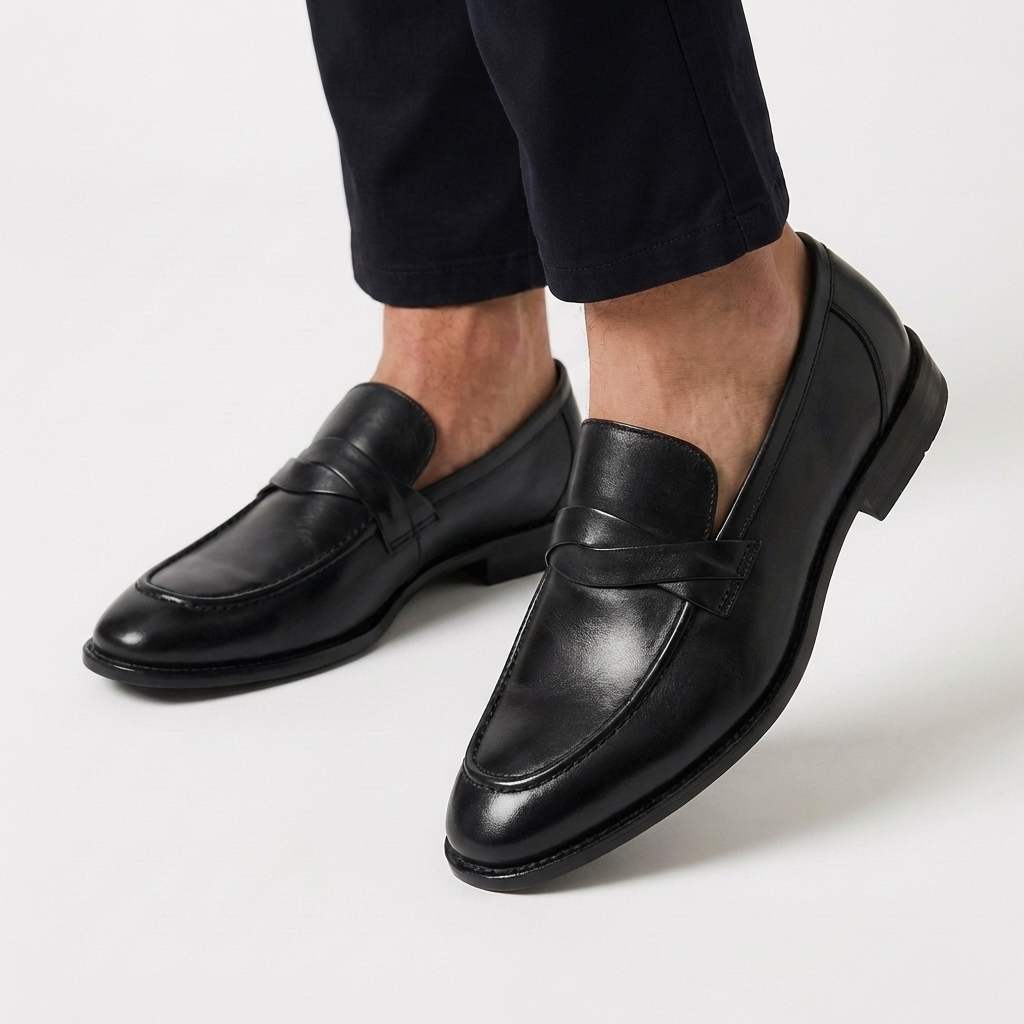 Rivaclo | Men's Slip-On Formal Loafers – Classic Design