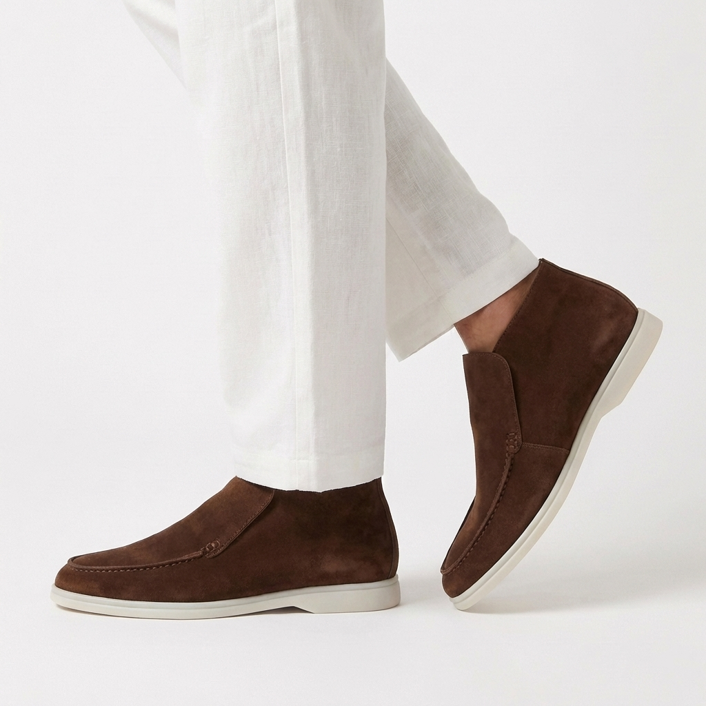 Rivaclo | Men's Slip-On Loafers – Flat Round Toe