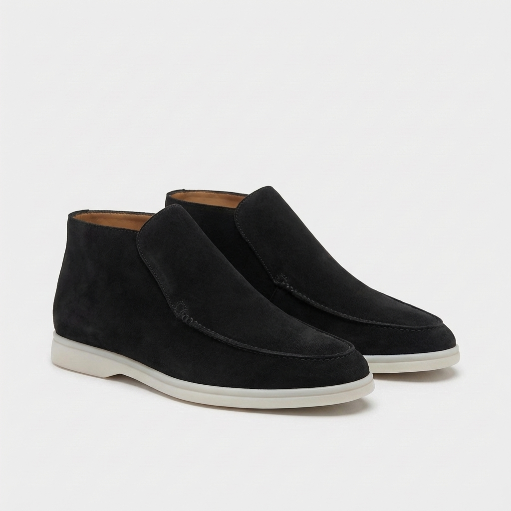 Rivaclo | Men's Slip-On Loafers – Flat Round Toe