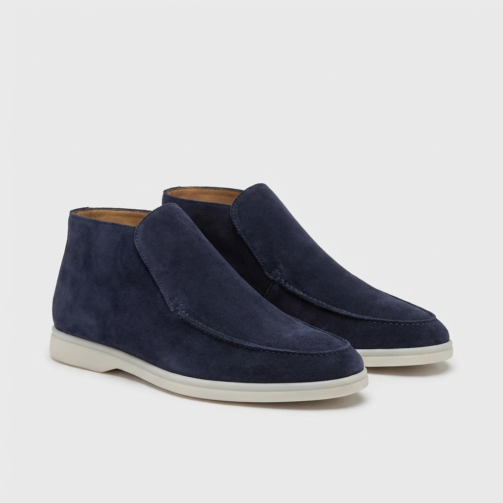 Rivaclo | Men's Slip-On Loafers – Flat Round Toe