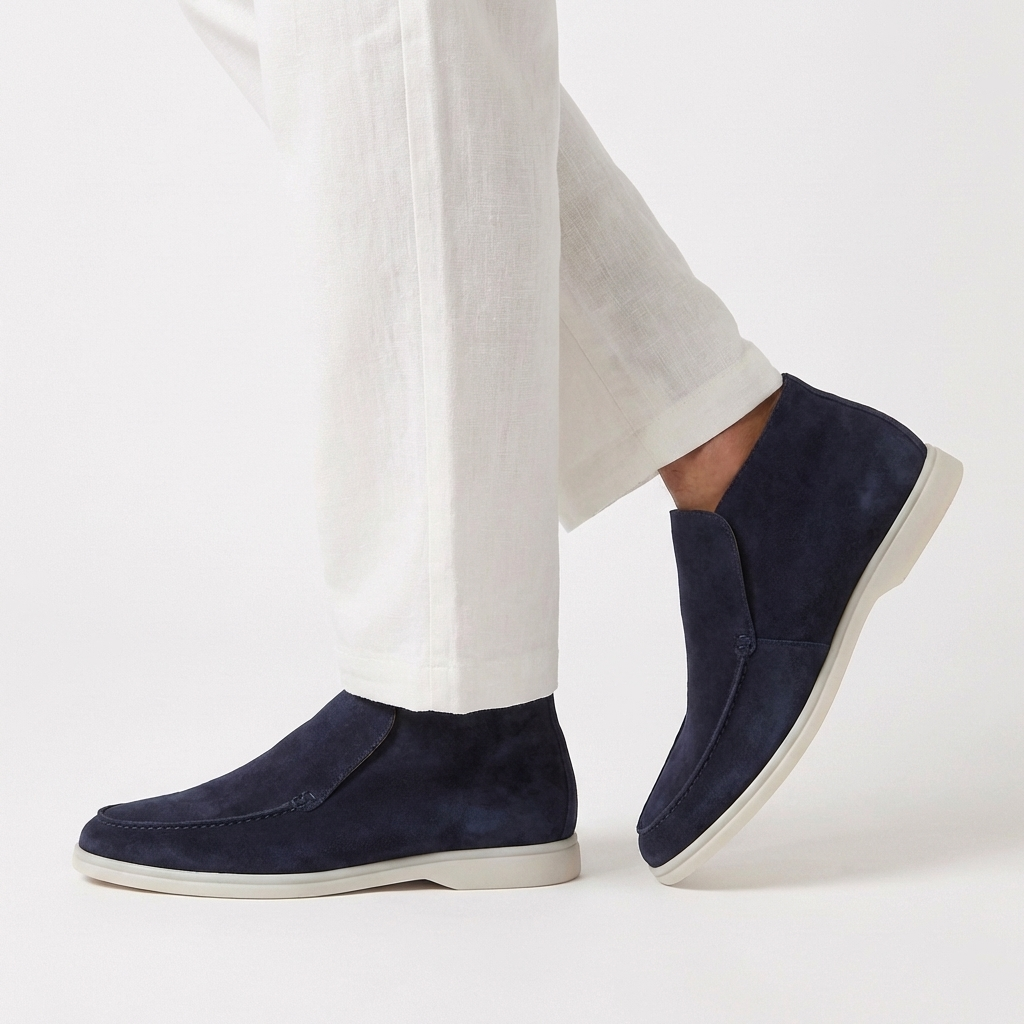 Rivaclo | Men's Slip-On Loafers – Flat Round Toe