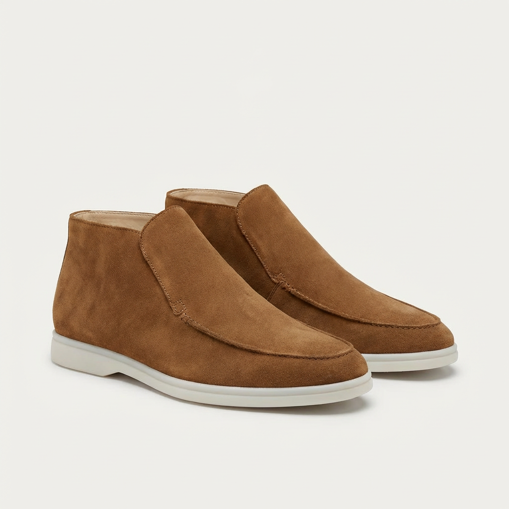 Rivaclo | Men's Slip-On Loafers – Flat Round Toe