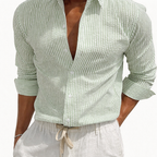 Rivaclo | Men's fitted striped shirt – long sleeve buttoned