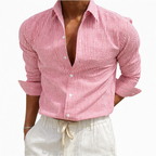 Rivaclo | Men's fitted striped shirt – long sleeve buttoned