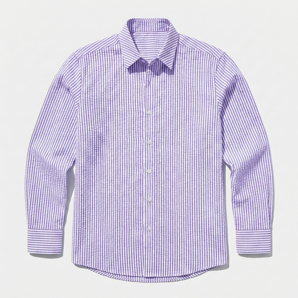 Rivaclo | Men's fitted striped shirt – long sleeve buttoned