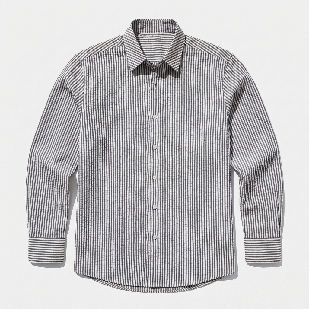 Rivaclo | Men's fitted striped shirt – long sleeve buttoned