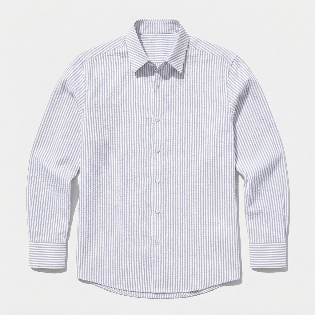 Rivaclo | Men's fitted striped shirt – long sleeve buttoned