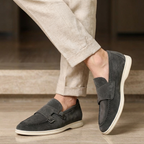 Rivaclo | Men's slip-on loafers – double buckle design