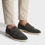 Rivaclo | Men's slip-on loafers – double buckle design