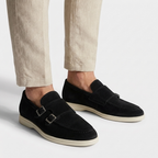 Rivaclo | Men's slip-on loafers – double buckle design