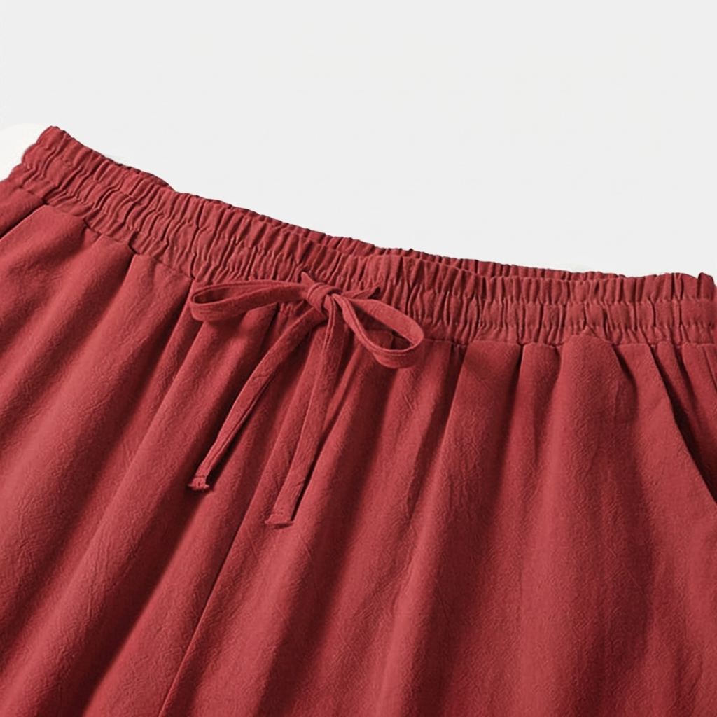 Rivaclo | Men's drawstring straight pants – loose fit