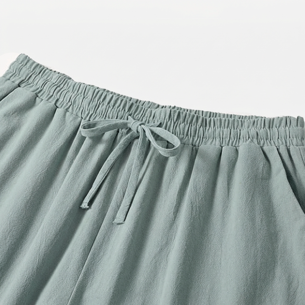 Rivaclo | Men's drawstring straight pants – loose fit