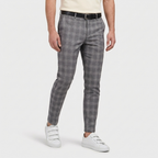 Rivaclo | Men's slim fit checkered pants – skinny style