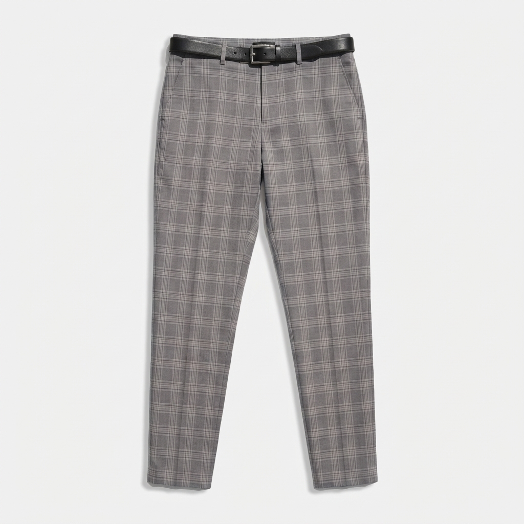 Rivaclo | Men's slim fit checkered pants – skinny style