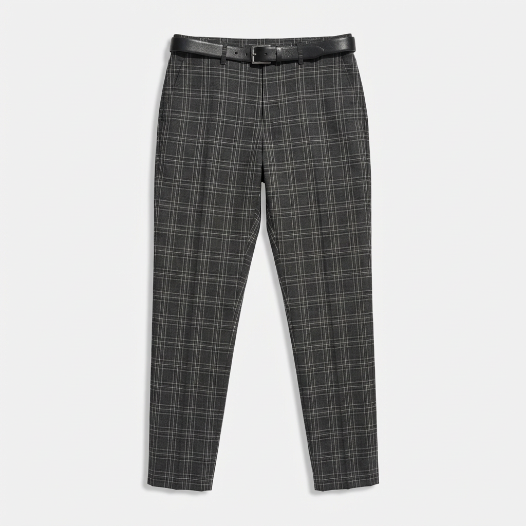 Rivaclo | Men's slim fit checkered pants – skinny style