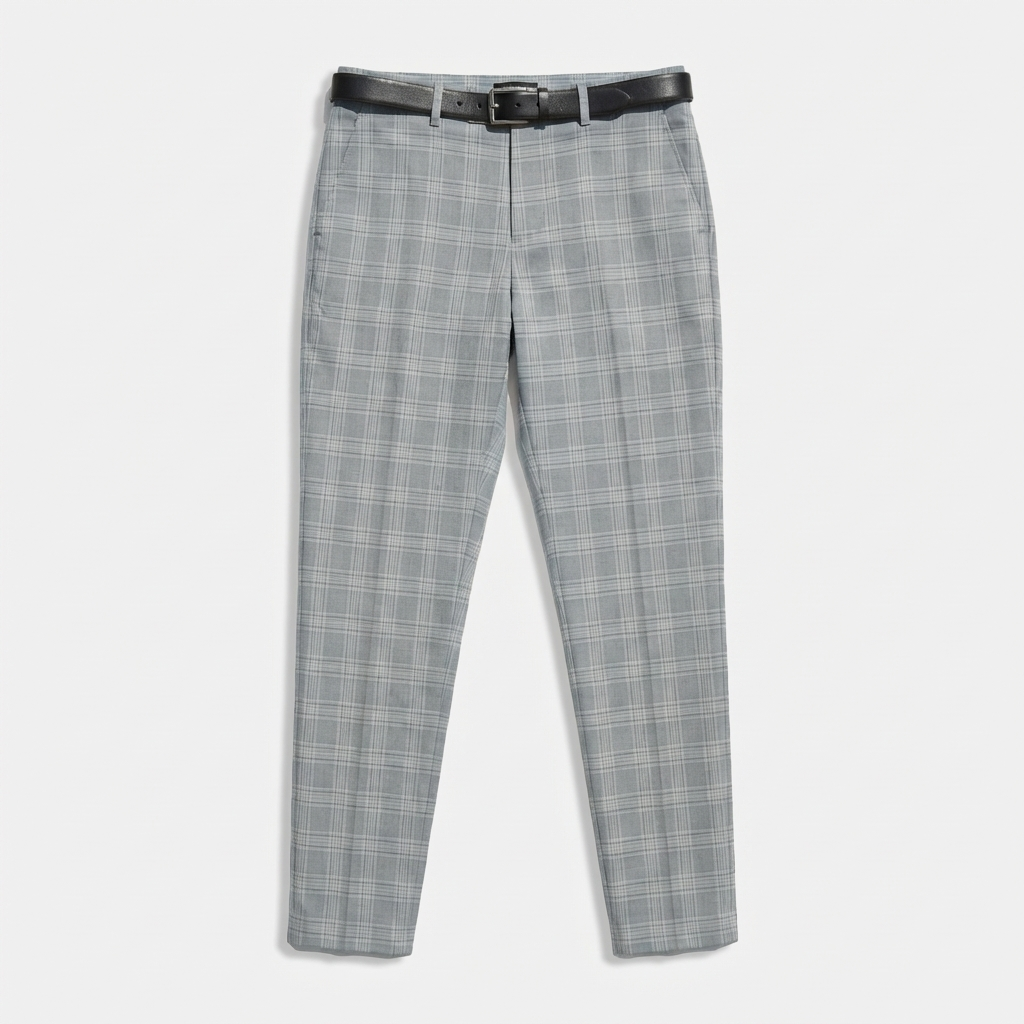 Rivaclo | Men's slim fit checkered pants – skinny style