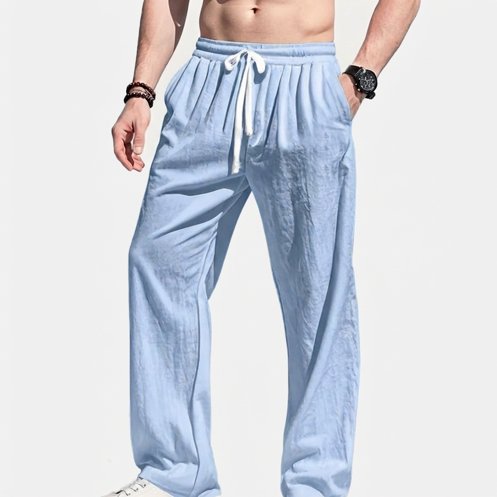 Rivaclo | Men's elastic waist pants – baggy loose fit