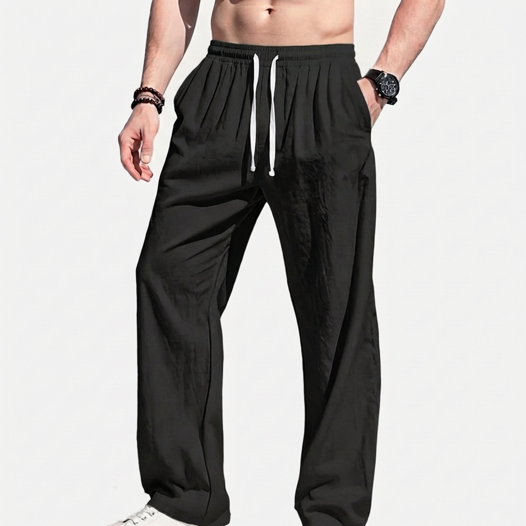 Rivaclo | Men's elastic waist pants – baggy loose fit