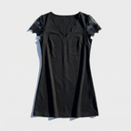 Rivaclo | Femme robe mini imprimée – col en V manches courtes