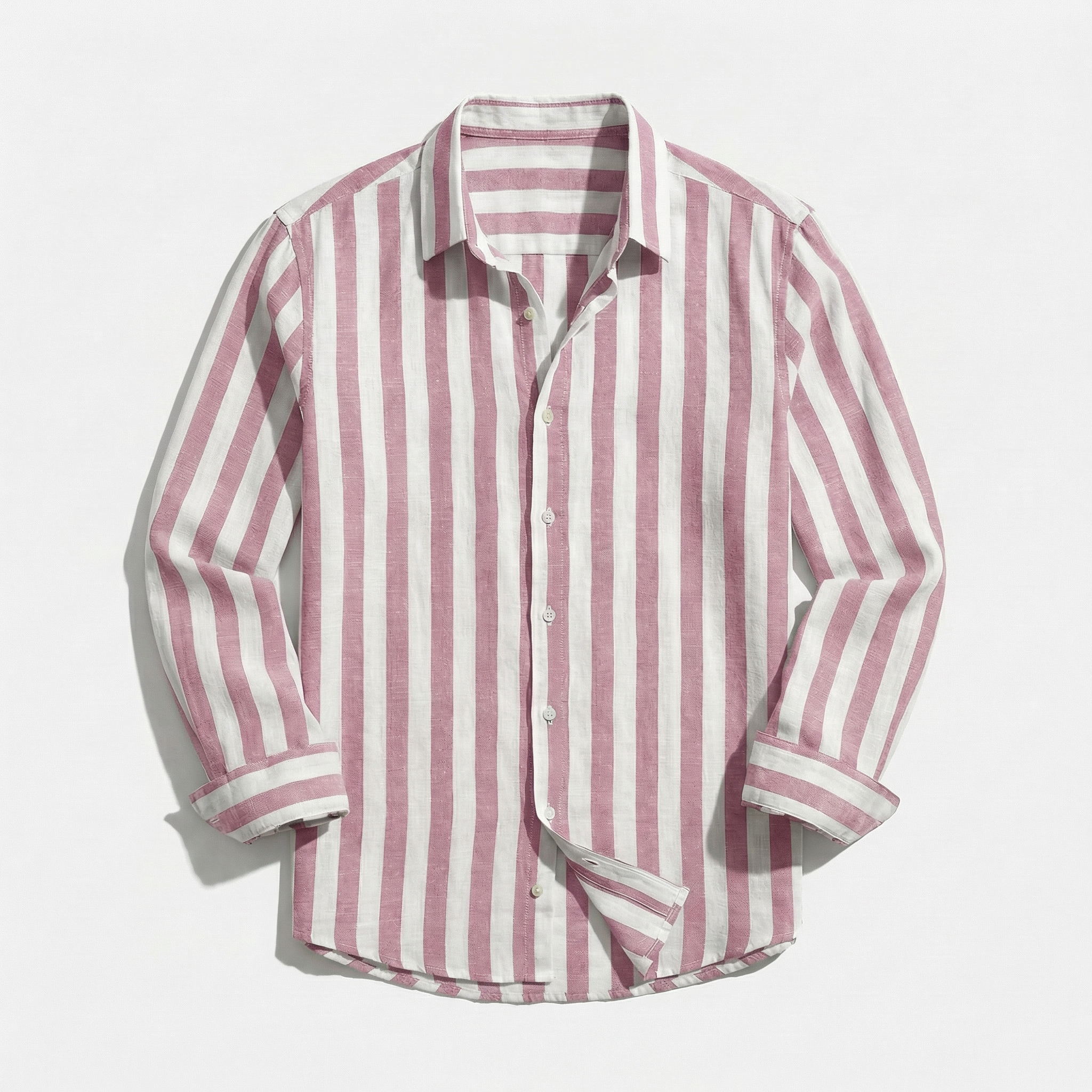 Rivaclo | Men's buttoned striped shirt – sharp silhouette