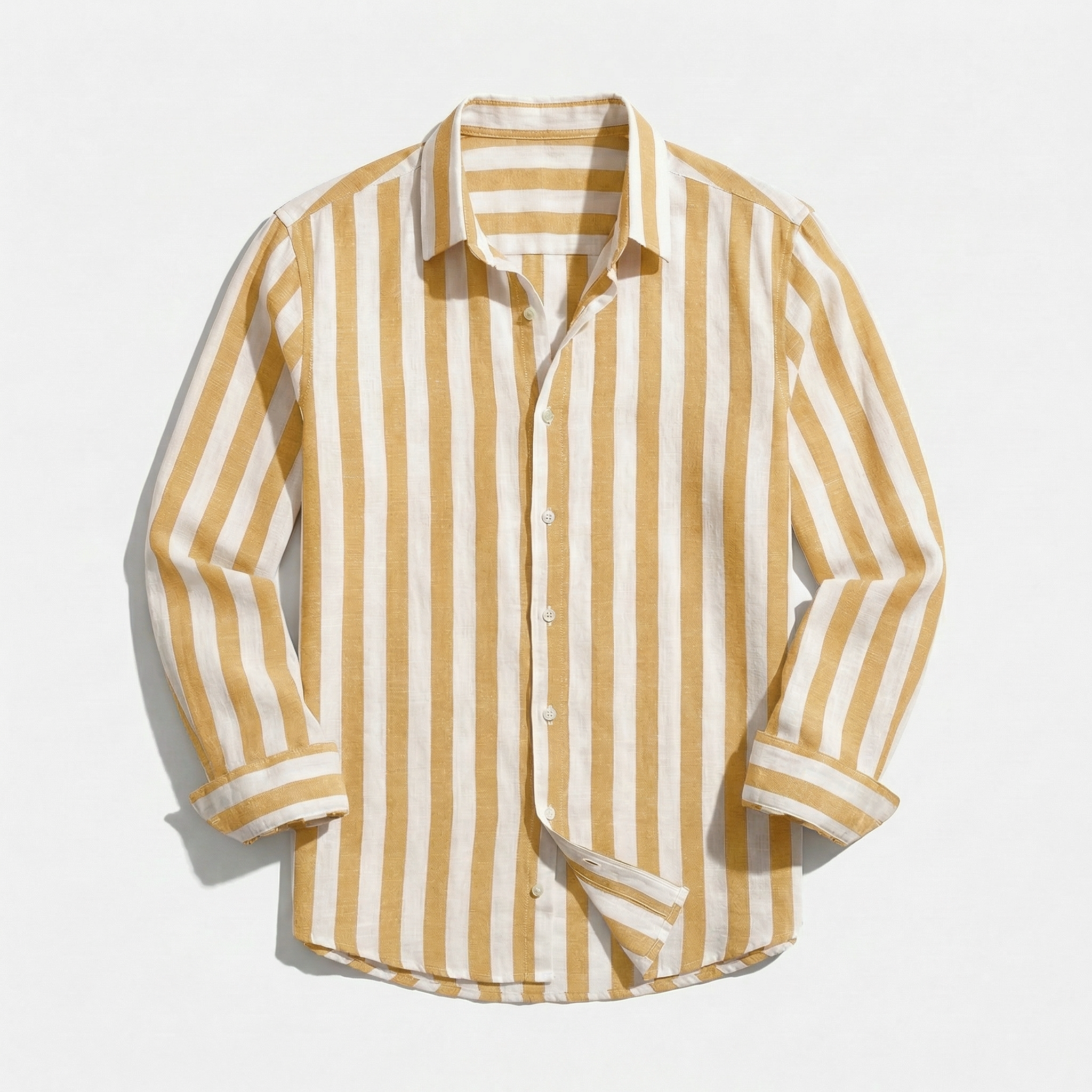 Rivaclo | Men's buttoned striped shirt – sharp silhouette