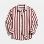 Rivaclo | Men's buttoned striped shirt – sharp silhouette