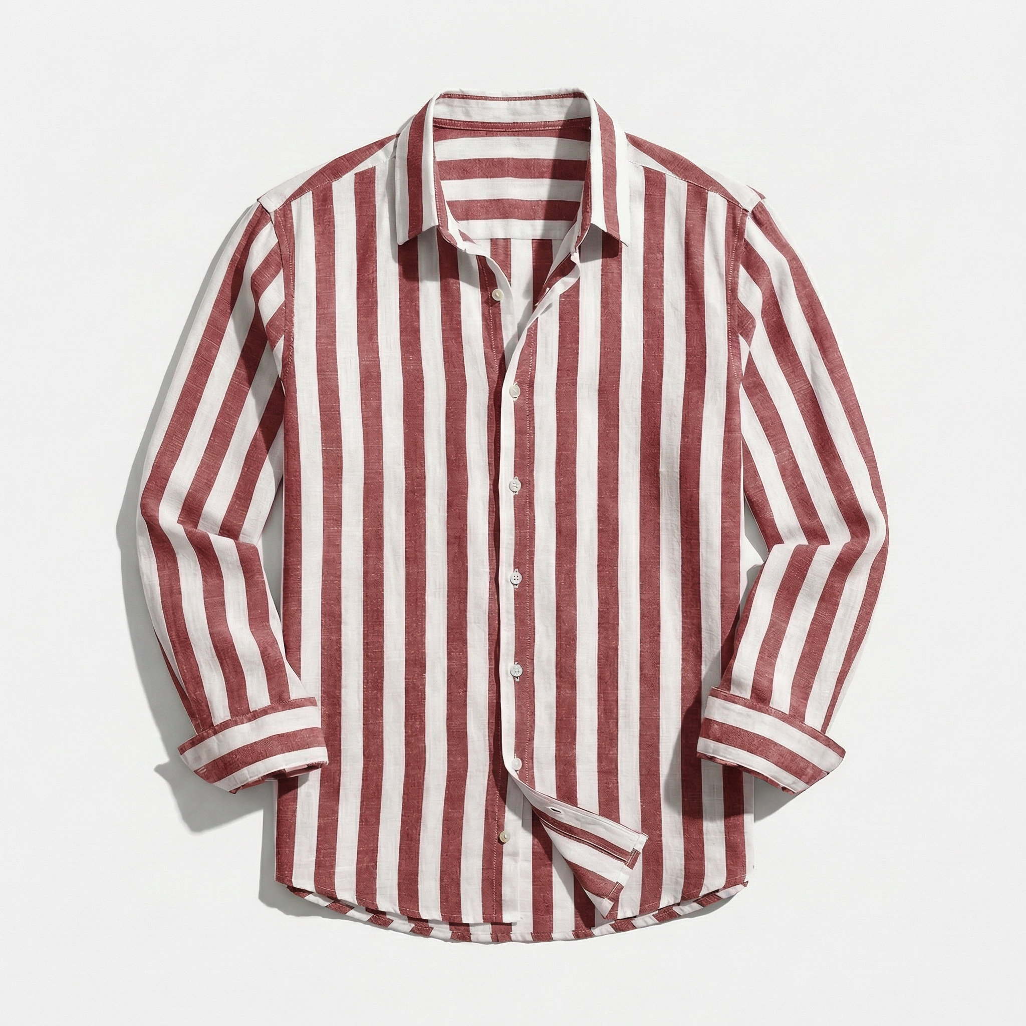 Rivaclo | Men's buttoned striped shirt – sharp silhouette