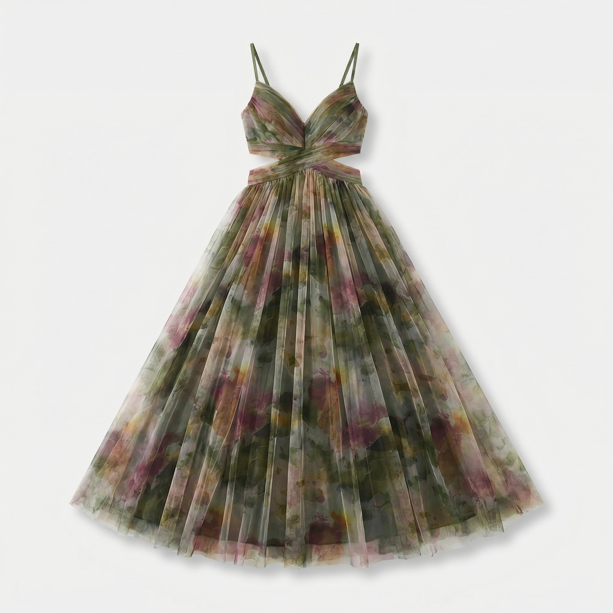 Rivaclo | Women's printed mesh nightgown – sheer style