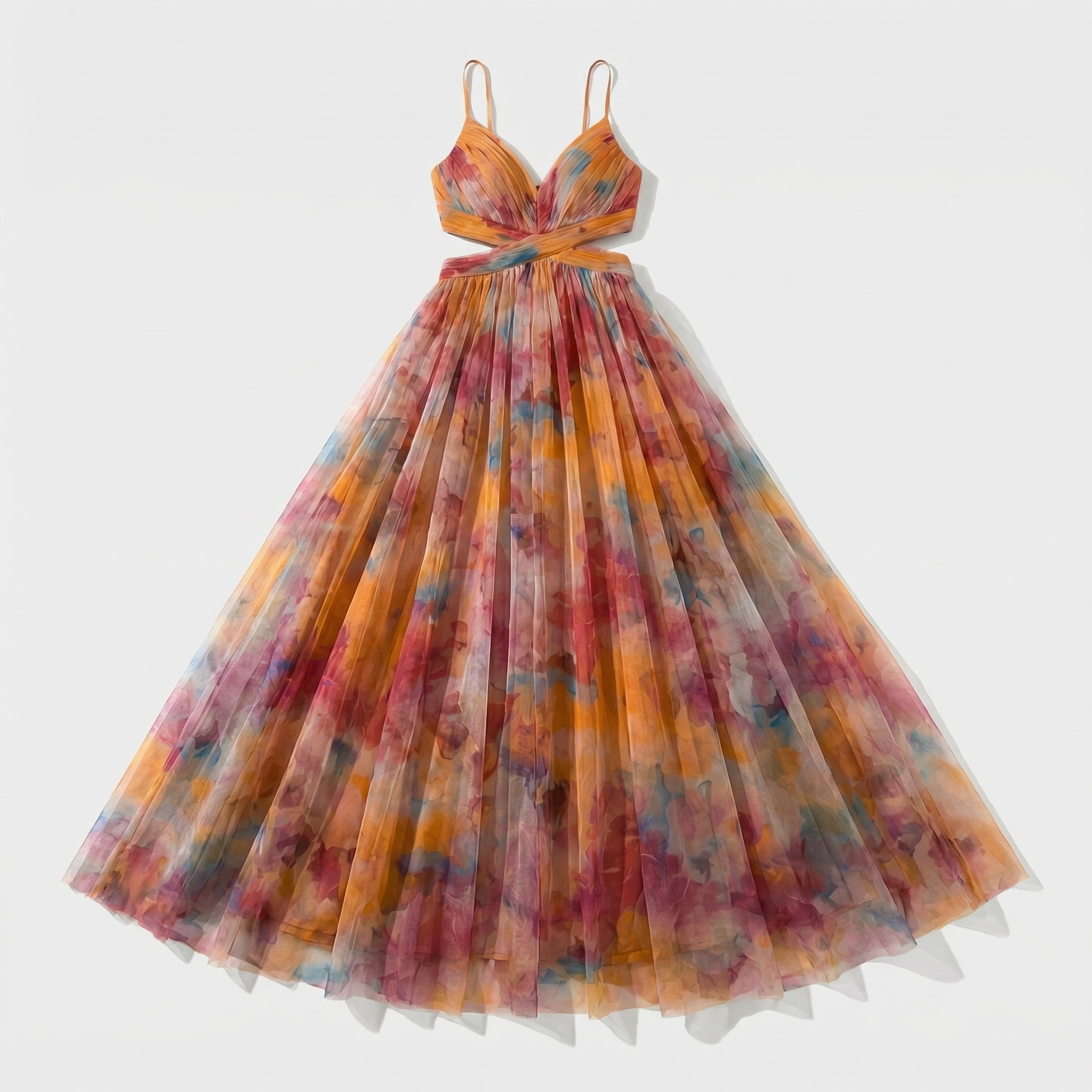 Rivaclo | Women's printed mesh nightgown – sheer style