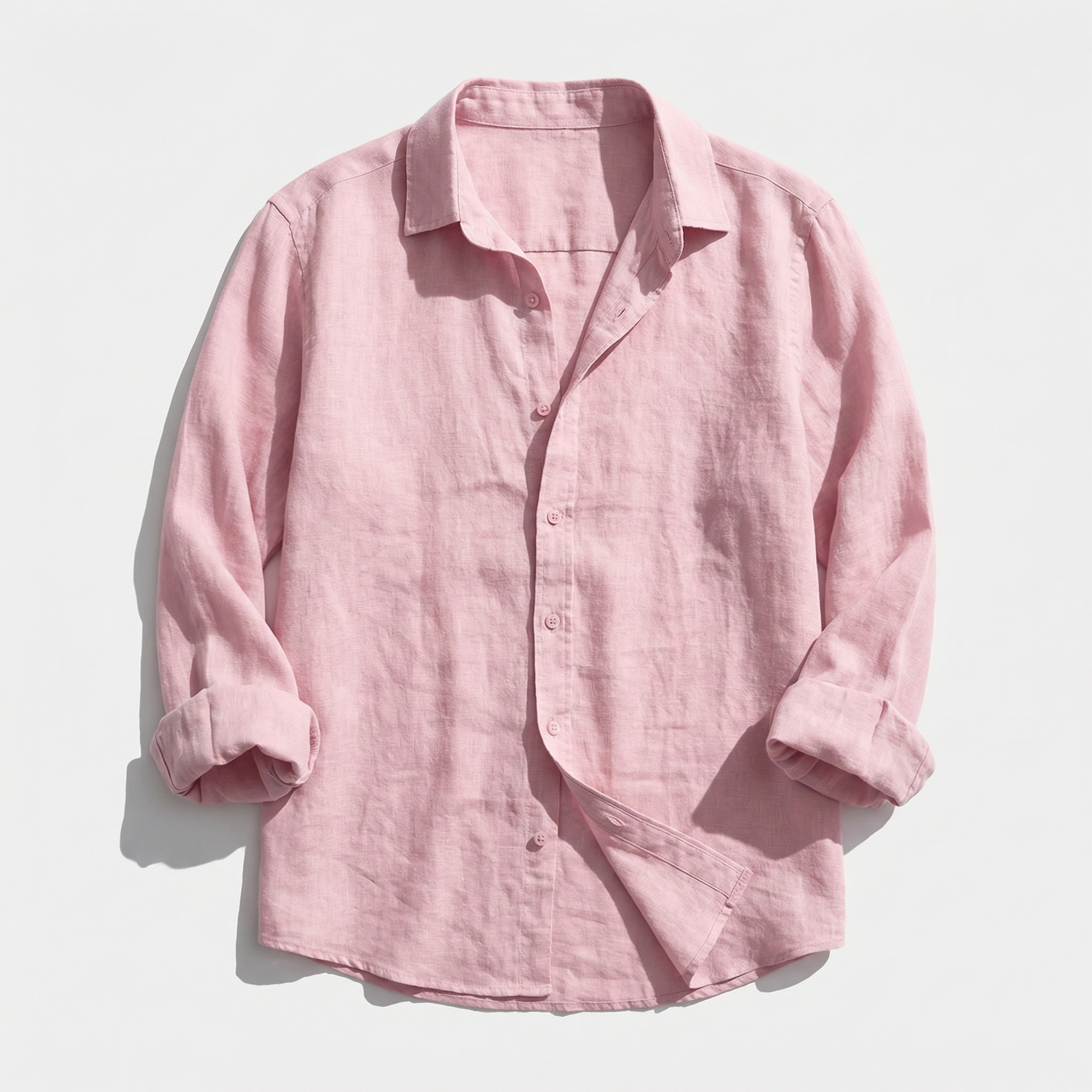 Rivaclo | Men's casual button-up shirt – linen style