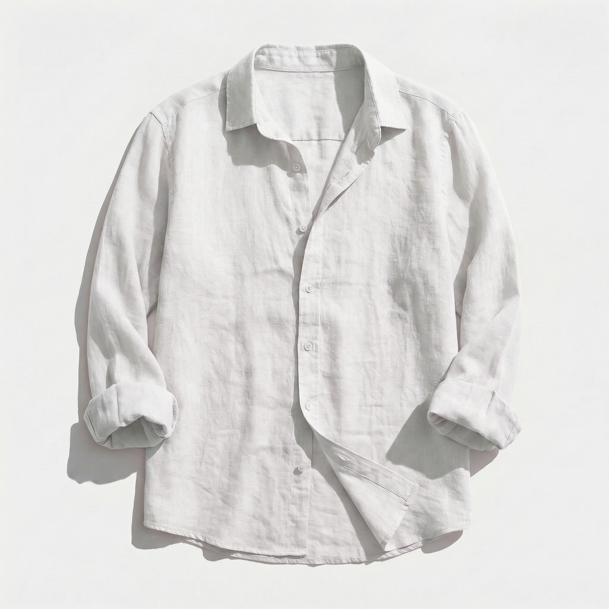 Rivaclo | Men's casual button-up shirt – linen style