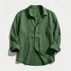 Rivaclo | Men's casual button-up shirt – linen style