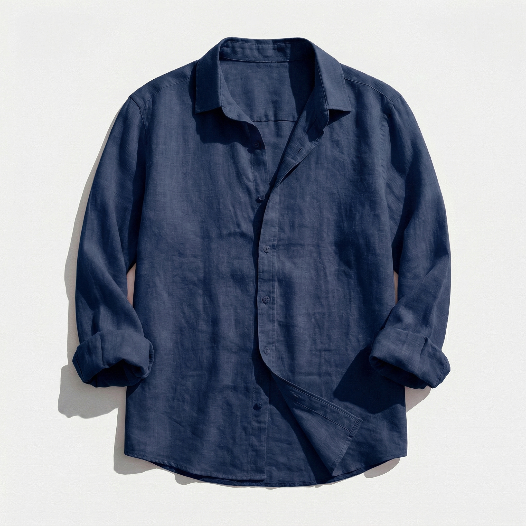 Rivaclo | Men's casual button-up shirt – linen style