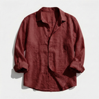 Rivaclo | Men's casual button-up shirt – linen style