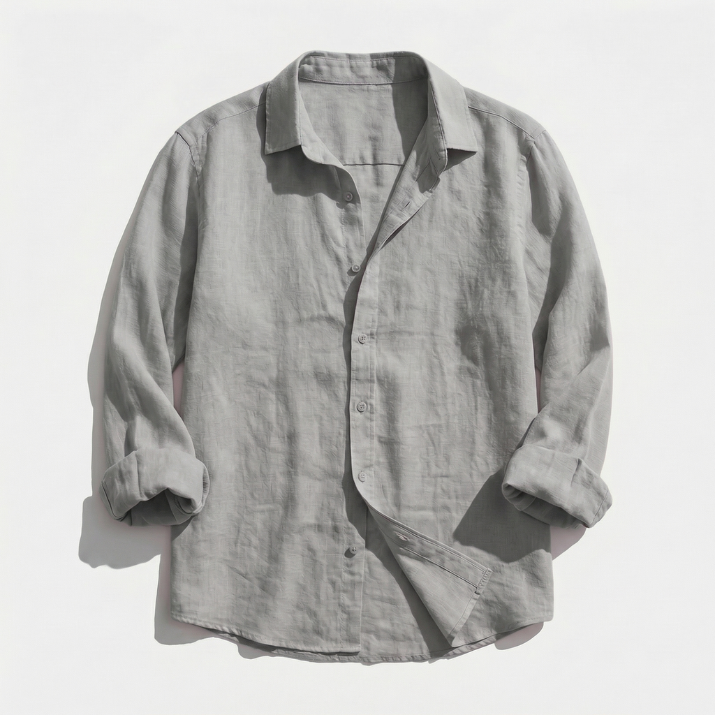 Rivaclo | Men's casual button-up shirt – linen style