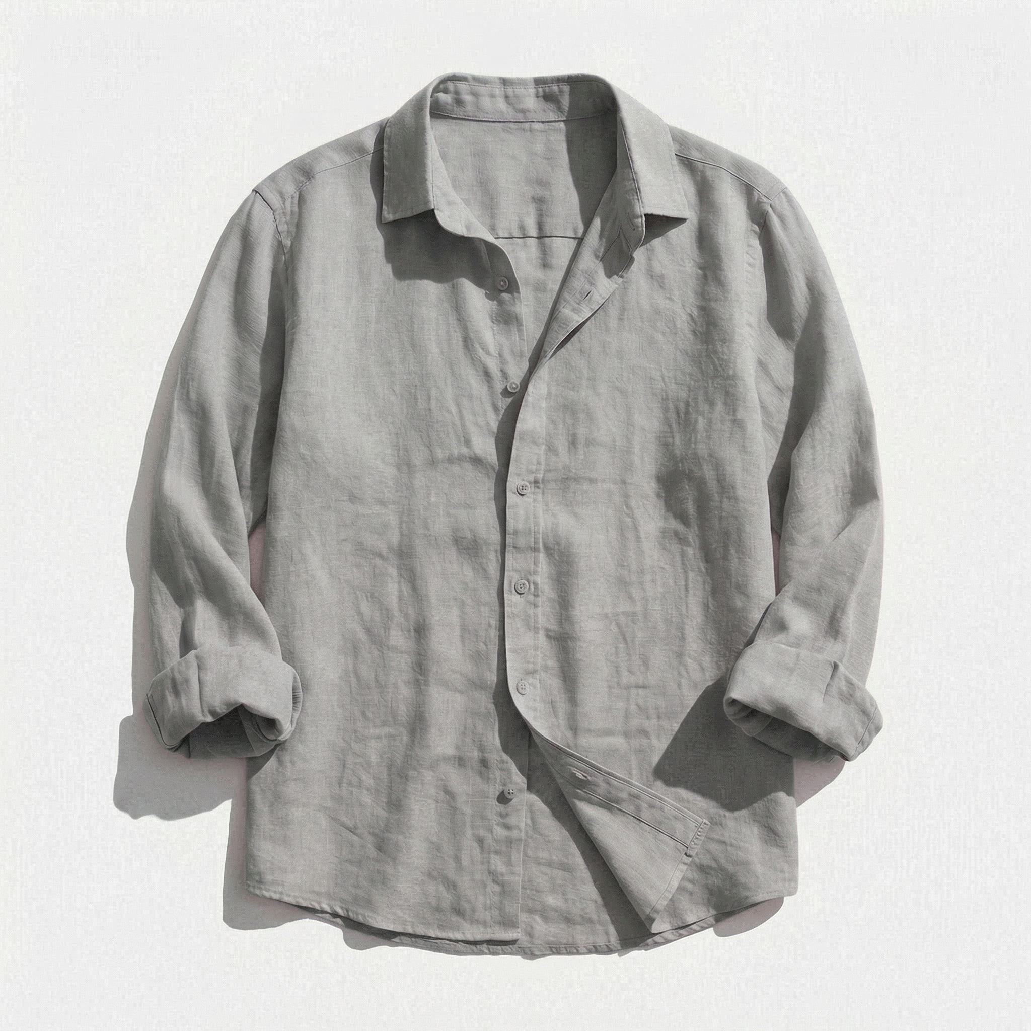 Rivaclo | Men's casual button-up shirt – linen style