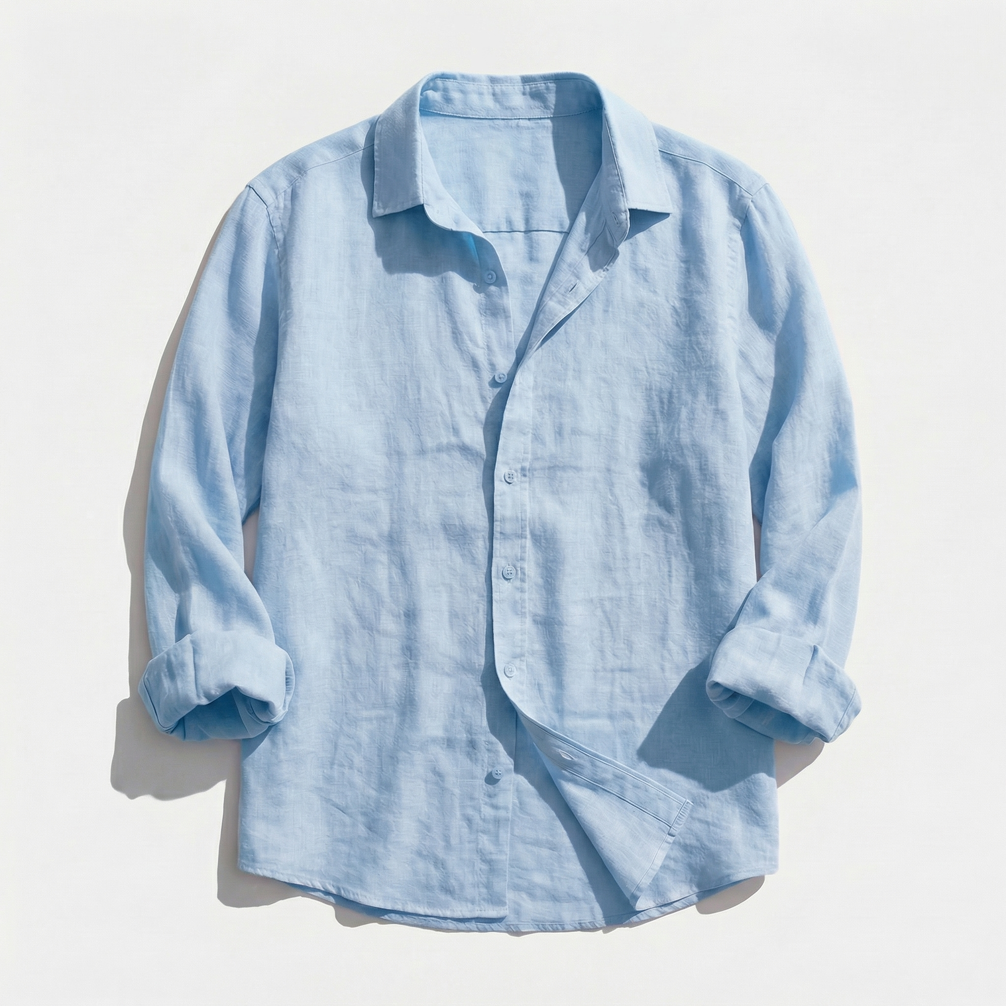Rivaclo | Men's casual button-up shirt – linen style