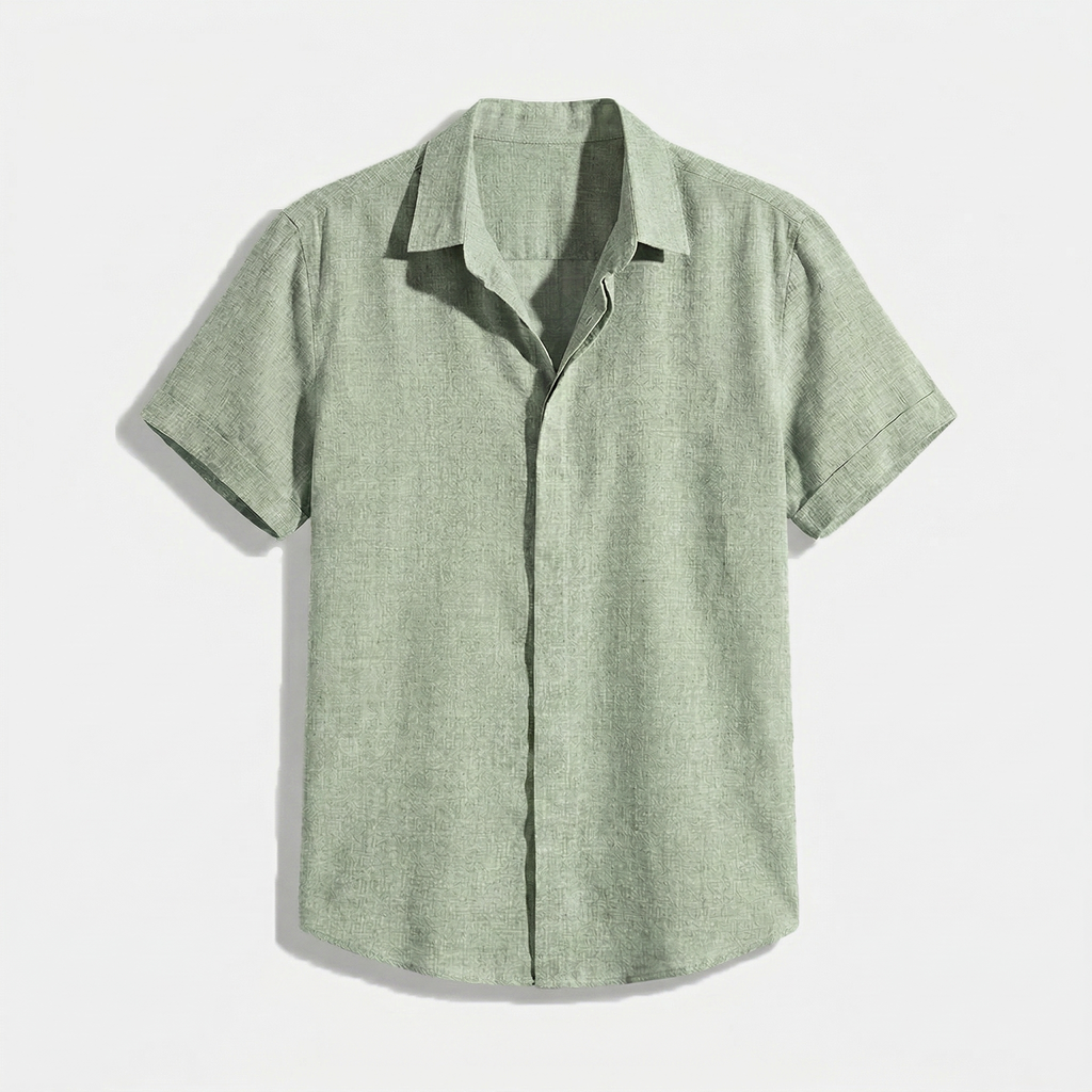 Rivaclo | Men's shirt for linen effect – modern summer style